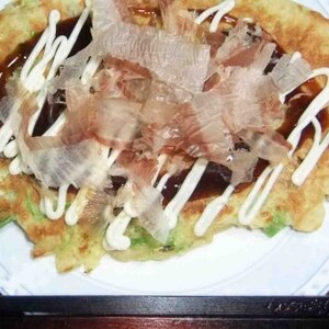 春キャベツでお好み焼き